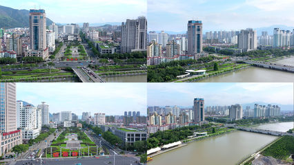 【4K】台州市黄岩中心城区航拍